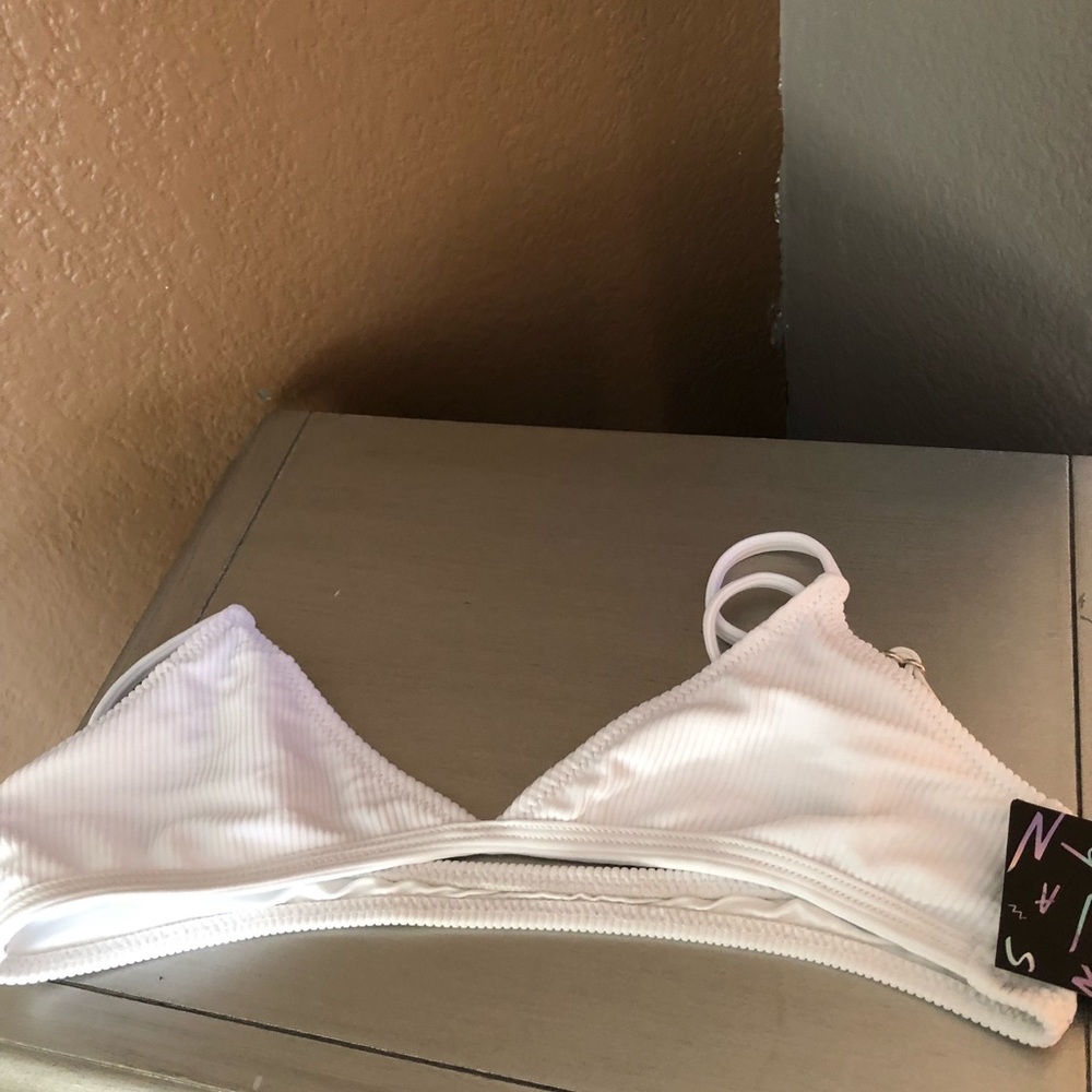 White bikini top